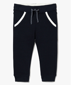 jogger a bandes contrastantes aux poches bleu7290701_1