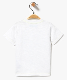 tee-shirt a manches courtes motifs palmiers blanc7295801_2