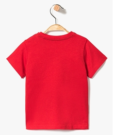 tee-shirt manches courtes imprime estival rouge7296401_2