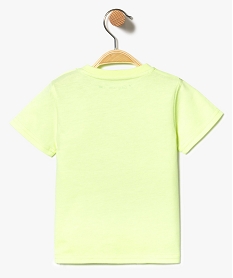 tee-shirt a manches courtes imprime suricate jaune7298801_2