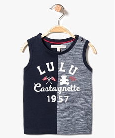 tee-shirt sans manche lulu castagnette bleu7301901_1