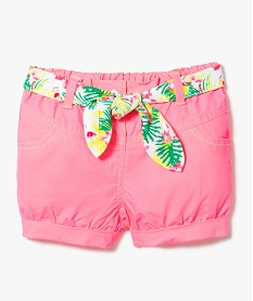 short bloomer uni avec ceinture ruban rose7305201_1