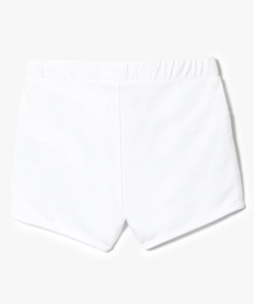 short en coton avec taille elastiquee blanc7305701_2