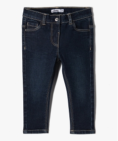 jean coupe slim compose de matieres recyclees  bebe fille bleu jeans7307901_1