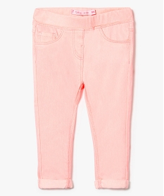 GEMO Jegging 5 poches extensibles rose vif