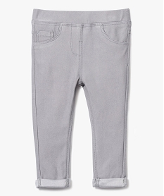 NU-PIED FUCHSIA/ROSE PANTALON GRIS CLAIR