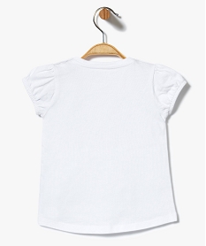 tee-shirt a manches courtes ballon avec motifs blanc7316301_2