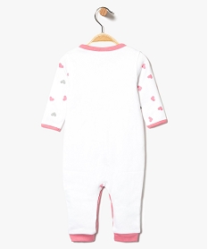 pyjama dors-bien ete a motifs cœurs - disney blanc7326801_2