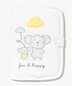 protege carnet de sante bebe blanc7329901_1