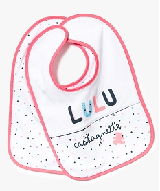 GEMO Bavoirs (lot de 2) - Lulu Castagnette Blanc