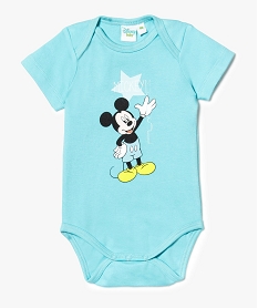 body a manches courtes imprime mickey - disney bleu7334701_1