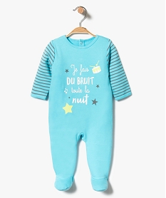 pyjama ete en jersey de coton imprime bleu7336801_1