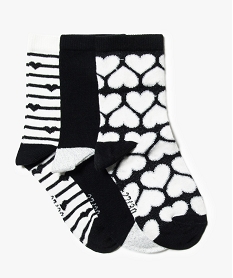 BAIN IMPRIME CHAUSSETTE NOIR