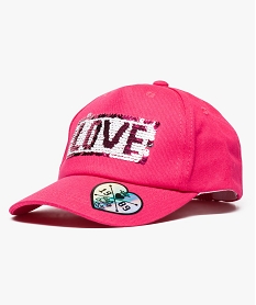 GEMO Casquette avec sequins magiques Rose