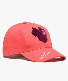 casquette ajustable a sequins magiques - disney minnie mouse rose7357001_1