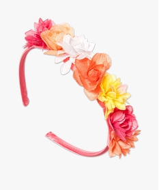 GEMO Serre-tête avec fleurs en tissu Multicolore