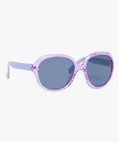 lunettes de soleil monture a pois violet7360401_1