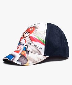 GEMO Casquette garçon ajustable par scratch - Mario Kart Bleu