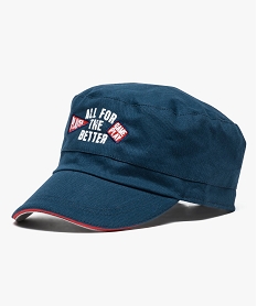 GEMO Casquette militaire à motifs Bleu