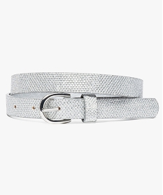 GEMO Ceinture argentée Gris