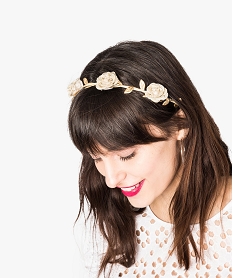 GEMO Headband à fleurs Jaune
