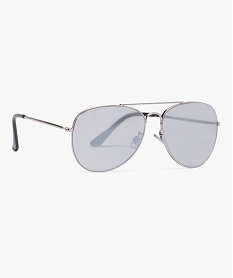 lunettes de soleil aviator en metal gris autres accessoires7371401_2