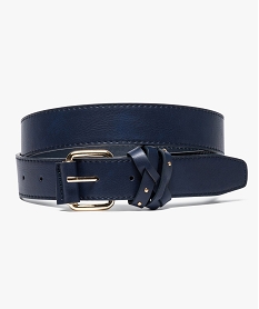 ceinture en similicuir avec passant fantaisie bleu7379201_1