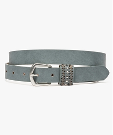 ceinture cuir synthetique graine bleu7380101_1