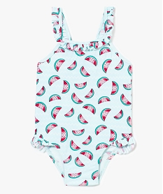 GEMO Maillot de bain une pièce motifs pastèque Imprimé