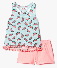 GEMO Pyjashort deux pièces motifs pastèques Imprimé
