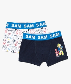 lot de 2 boxers - sam le pompier multicolore7387901_1