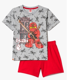 GEMO Pyjashort deux pièces - Lego Ninjago kaki fonce