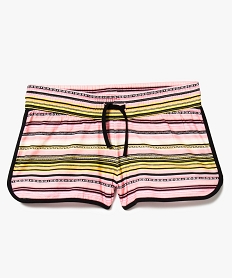 GEMO Short imprimé avec taille élastiquée Imprimé