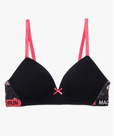 GEMO Soutien-gorge paddé forme triangle noir standard