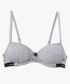 GEMO Soutien-gorge paddé avec tour de buste fantaisie noir standard