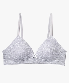 GEMO Soutien-gorge fille paddé en microfibre à fines bretelles kaki fonce