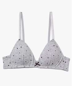 GEMO Soutien-gorge triangle avec mousses amovibles violet chine