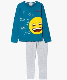 GEMO Pyjama deux pièces Emoji bleu standard