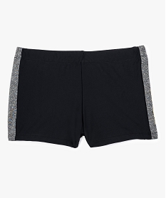 GEMO Maillot de bain coupe boxer à bandes contrastantes Noir