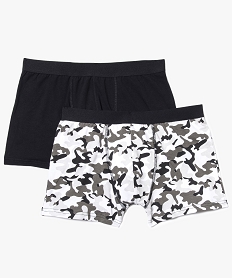 lot de 2 boxers en coton stretch noir boxers et calecons7407401_1