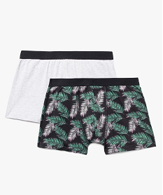 lot de 2 boxers stretch motif jungle gris boxers et calecons7407501_1