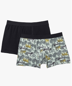 lot de 2 boxers en coton stretch noir7408101_1