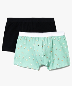 lot de 2 boxers en coton extensible noir7408201_1