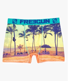 GEMO Boxer à motifs palmiers - Freegun Imprimé