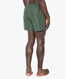 maillot de bain homme forme short toucher doux vert maillots de bain7411001_3