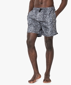 short de bain gris imprime surfing imprime7411801_1