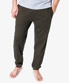 pantalon de pyjama ample en jersey avec 2 poches vert7412901_1