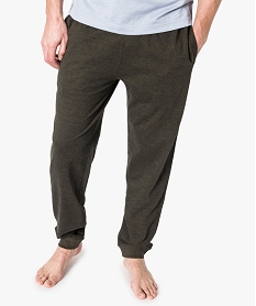 pantalon de pyjama ample en jersey avec 2 poches vert pyjamas et peignoirs7412901_1