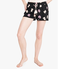 GEMO Short de pyjama fantaisie Imprimé