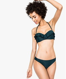 GEMO Bas de maillot de bain forme slip Vert